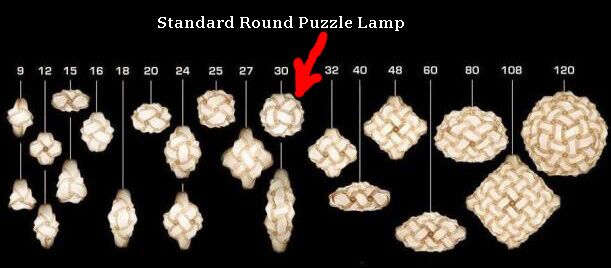Puzzles Lamps 22 Designs