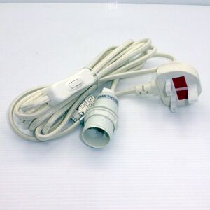 4m Cord Lamp Holder E14 with Switch
