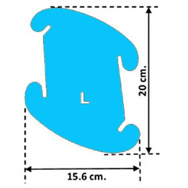 Puzzles Lamps Kit L Turquoise