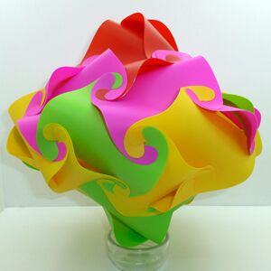 Spinning Top Puzzles Lamp M - 4 Red - 8 Pink - 12 Yellow - 8 Green